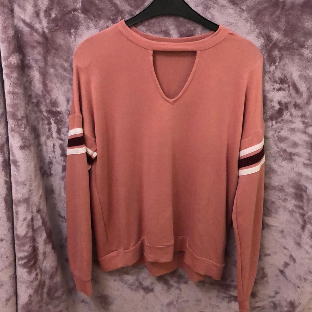 Pink Rose Long-sleeve Top